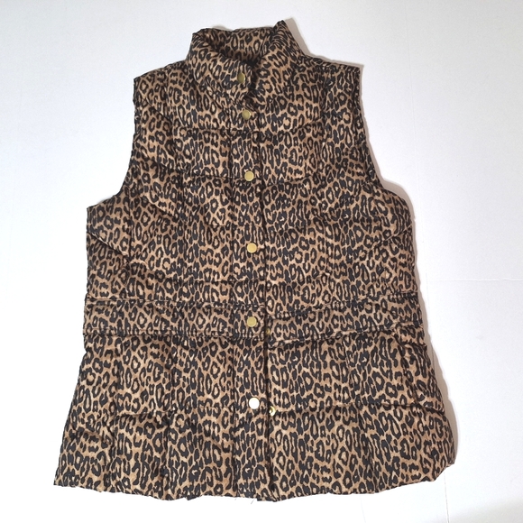 Madison Leopard Puffer Vest - Picture 14 of 14